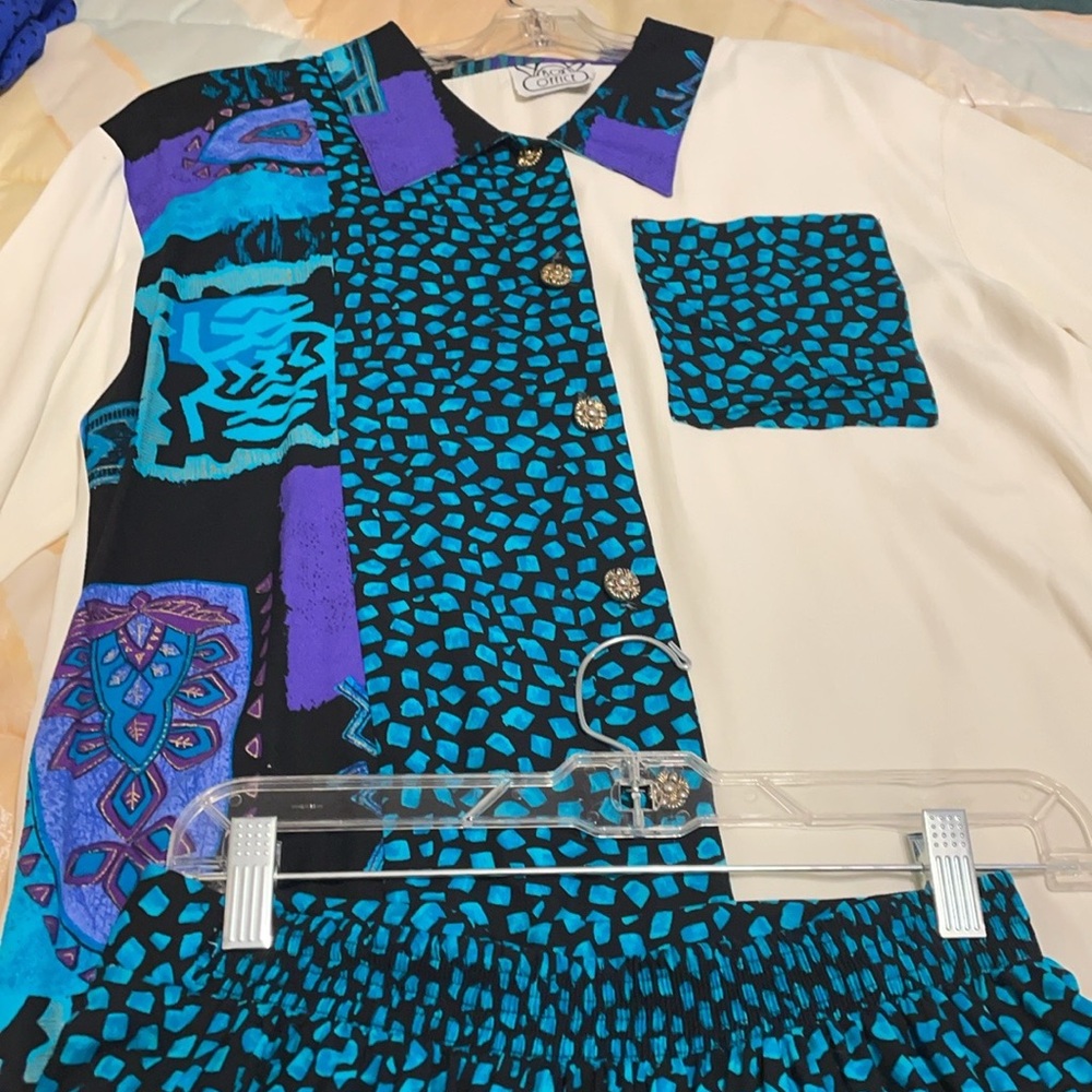 2 piece Skortch and blouse